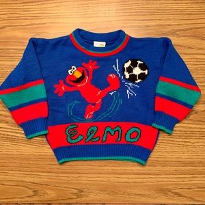 Vintage | Sesame Street Elmo Sweater, Size 4